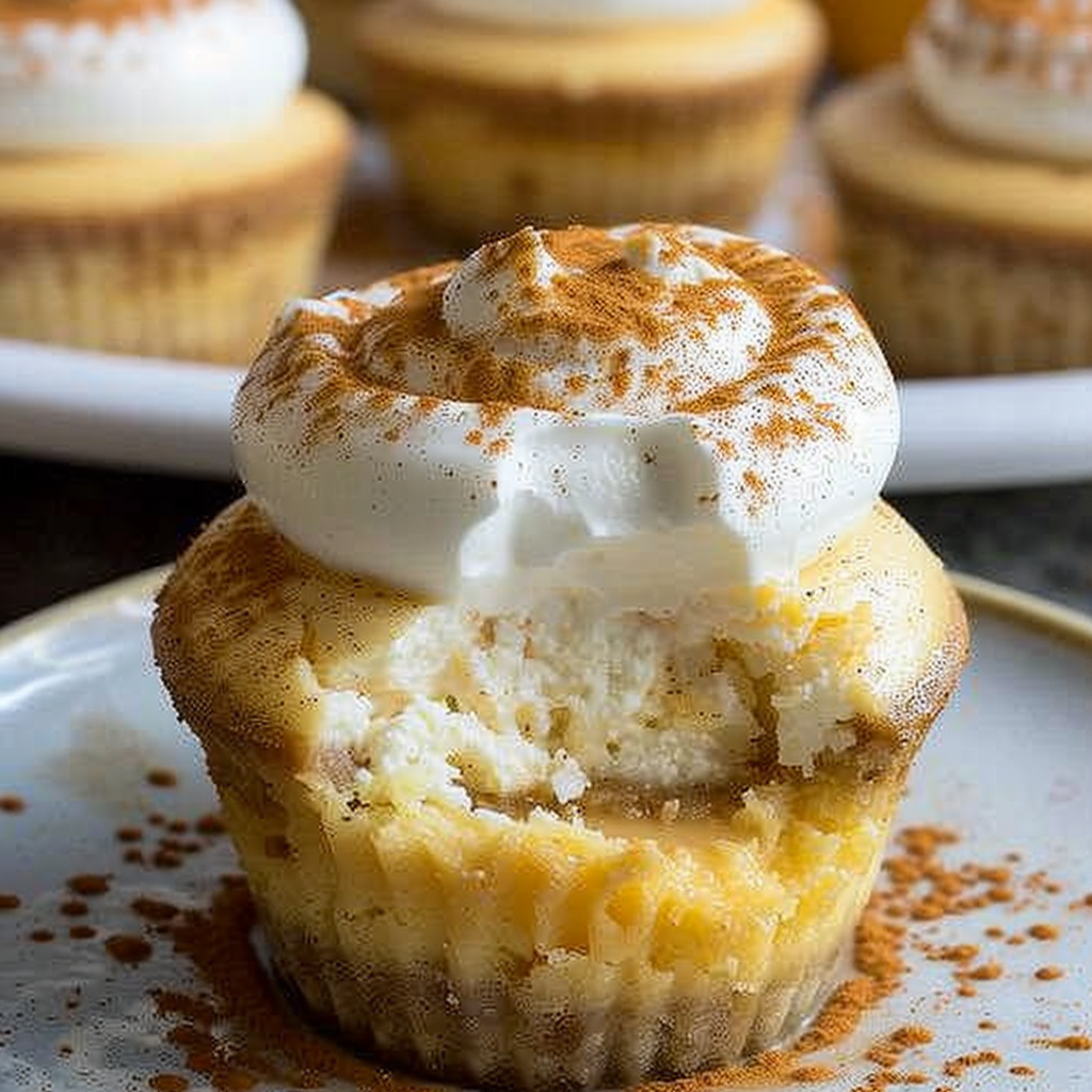 Recipe preparation for Mini Pumpkin Cheesecake Bites