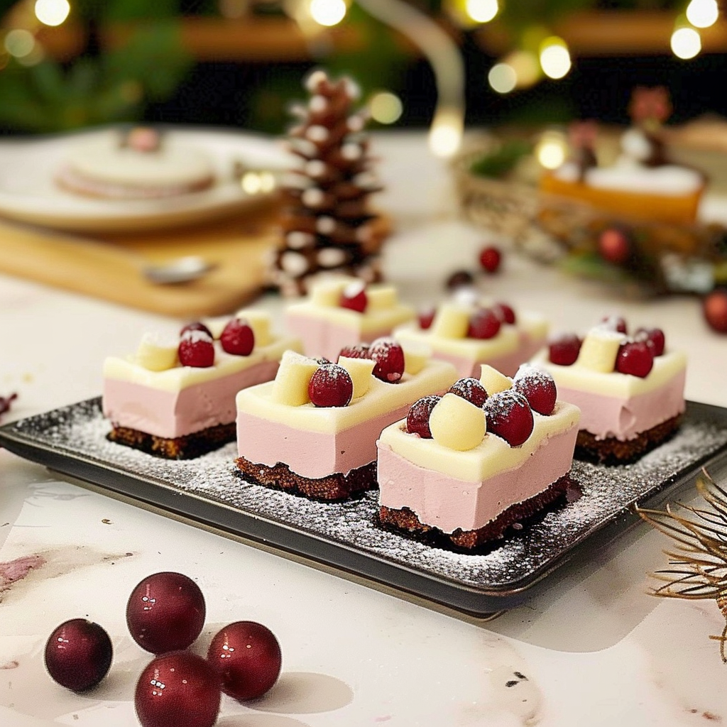 Recipe preparation for Mini Buche de Noël