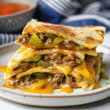 Cheeseburger Quesadillas