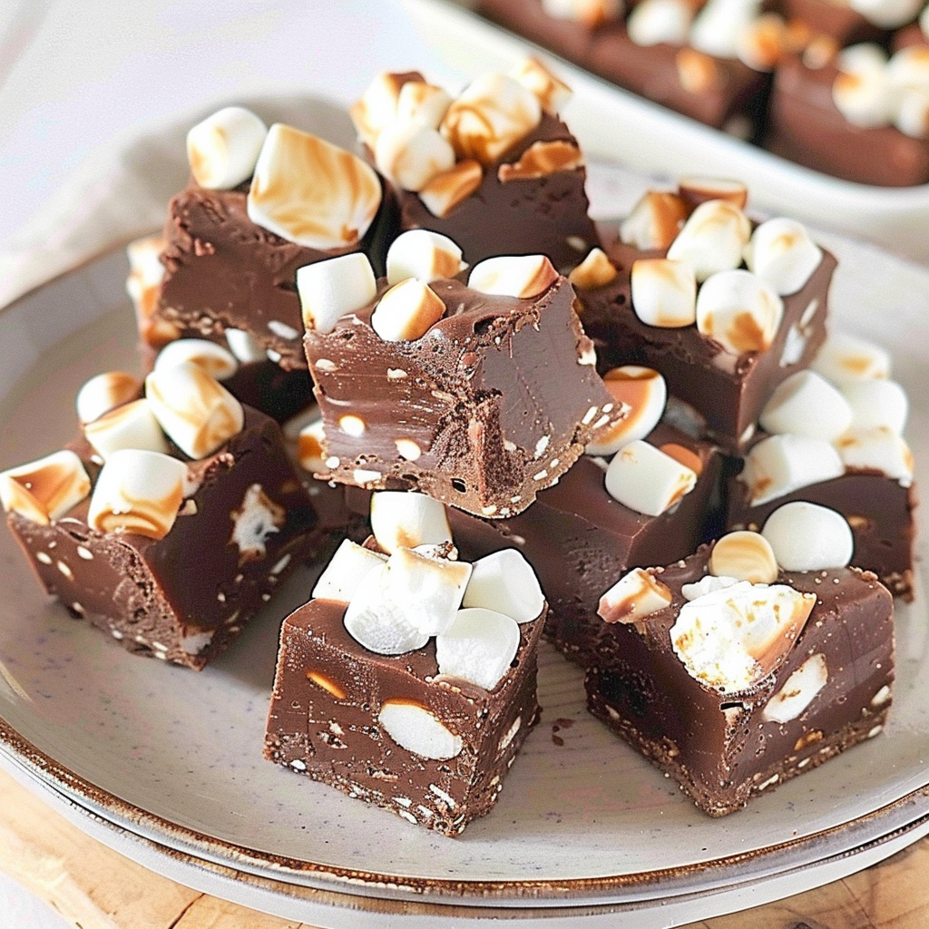 Recipe preparation for Marshmallow Fudge
