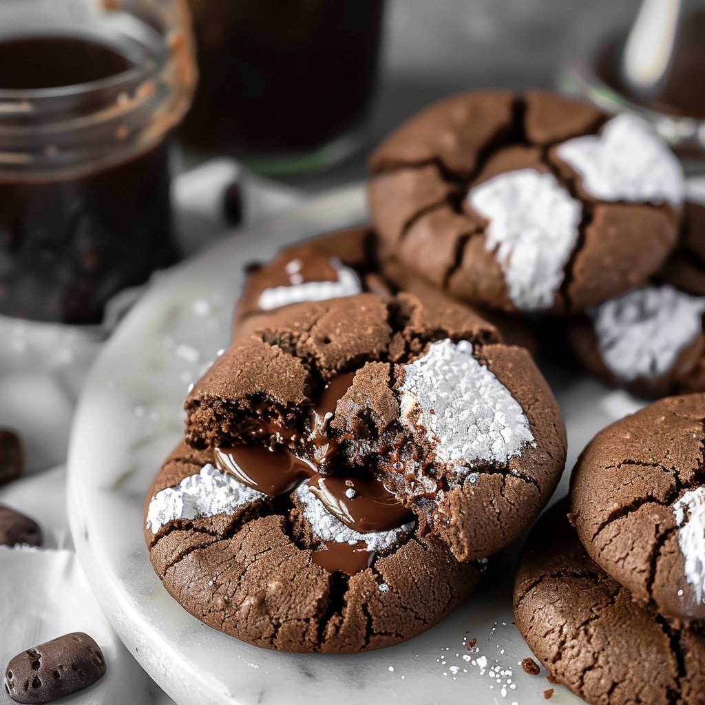 Recipe preparation for Hot Cocoa Stuffed Cookies