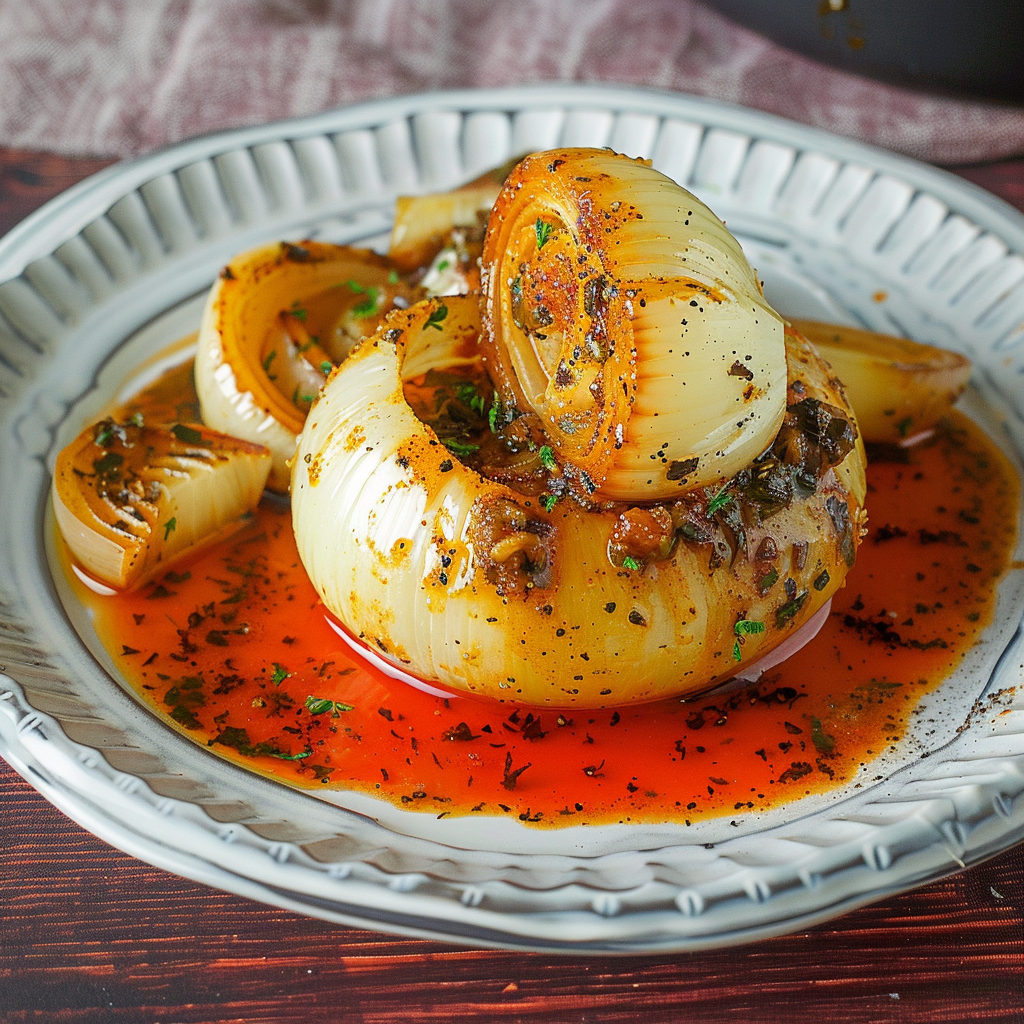 Recipe preparation for Onion Boil