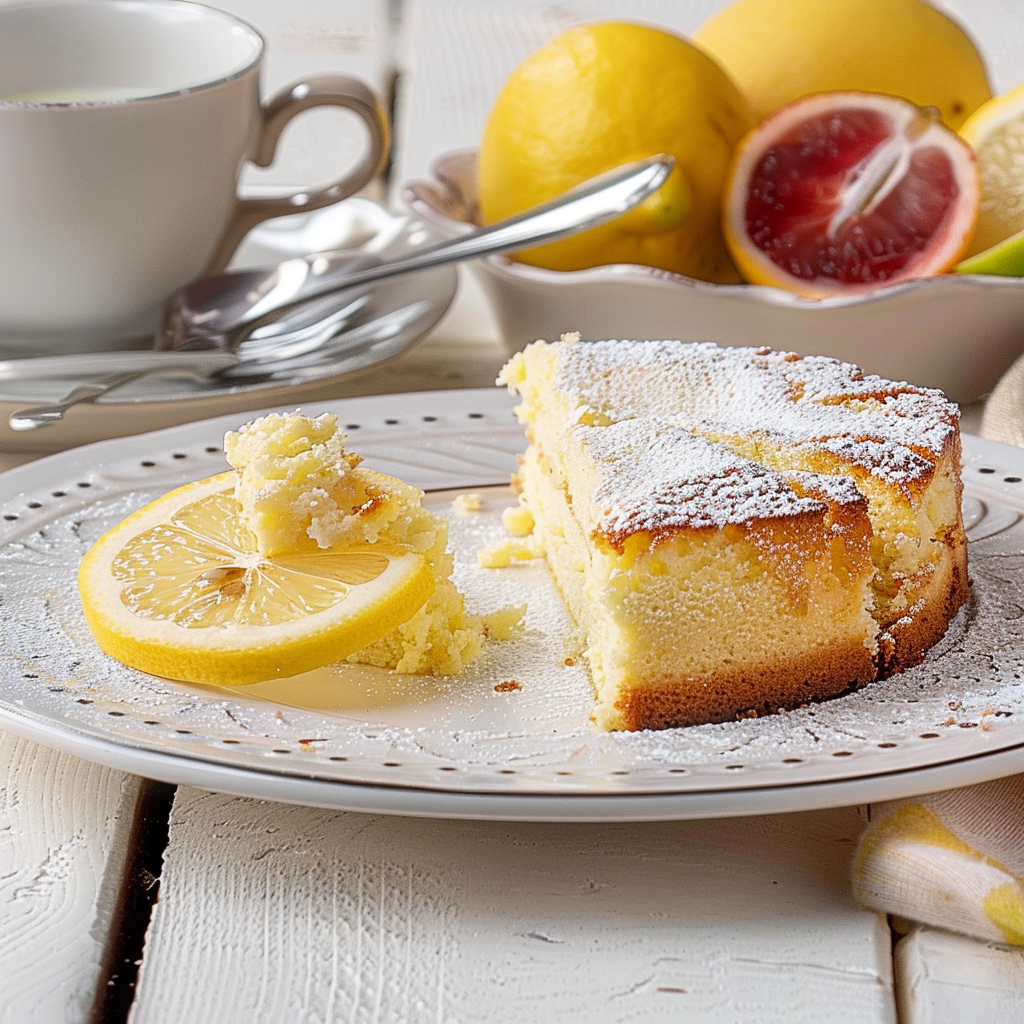 Recipe preparation for Lemon-Ricotta Cake
