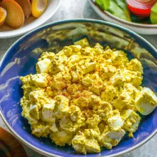 Simple Curried Egg Salad