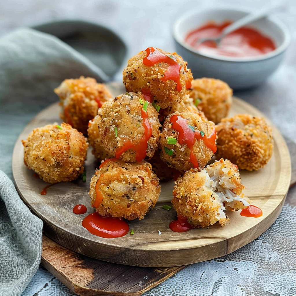 Recipe preparation for Crispy Potato Croquette Bites