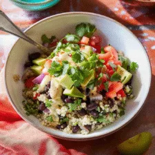 Black Bean Quinoa Bowl