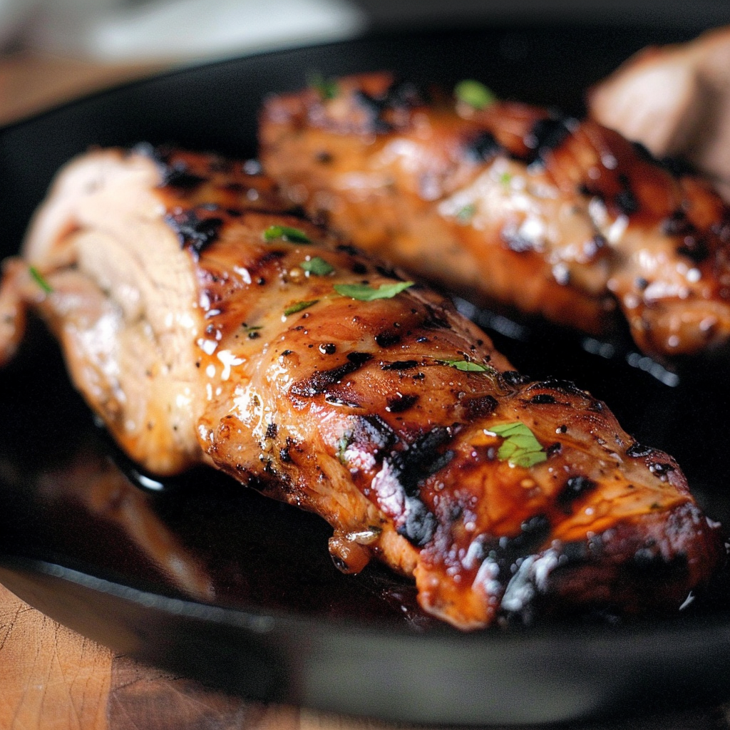 Recipe preparation for Chipotle-Maple Pork Tenderloin