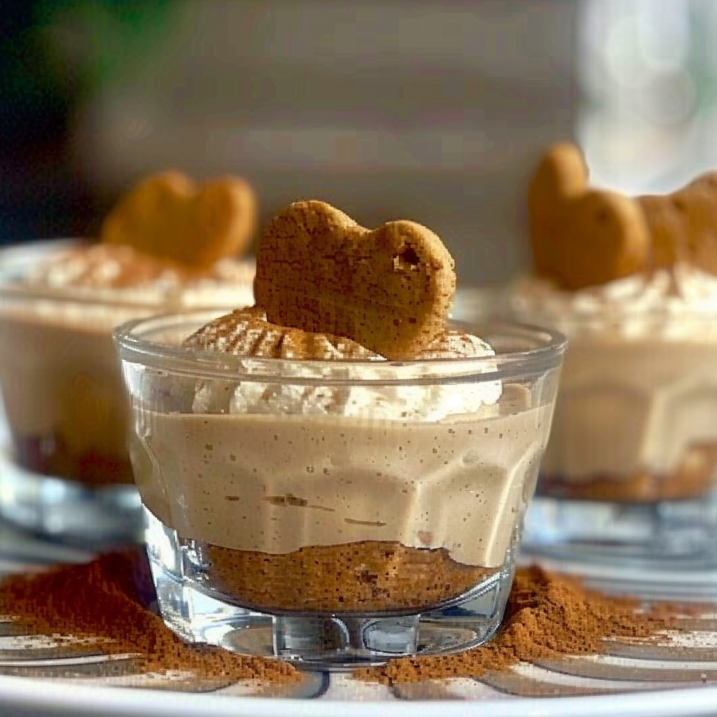 Recipe preparation for Cookie Butter Mousse