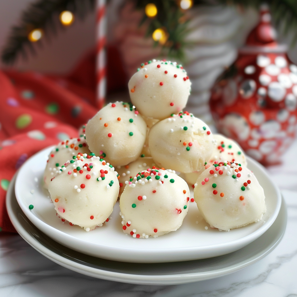 Recipe preparation for Spiced Sugar Cookie Truffle Pops