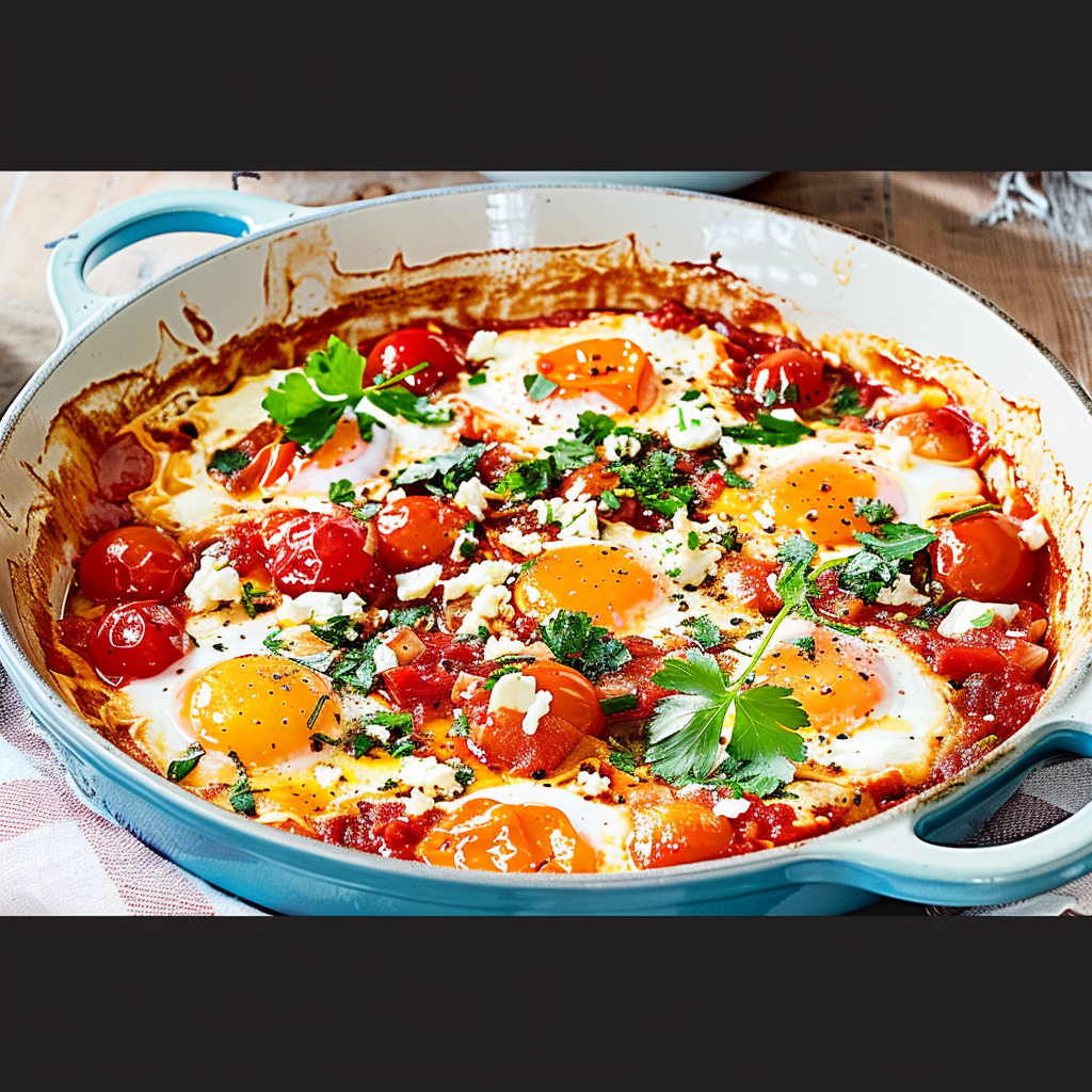 Recipe preparation for Christmas Morning Shakshuka