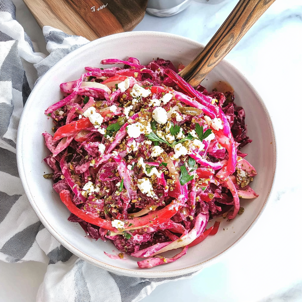 Recipe preparation for Roasted Beet & Cabbage