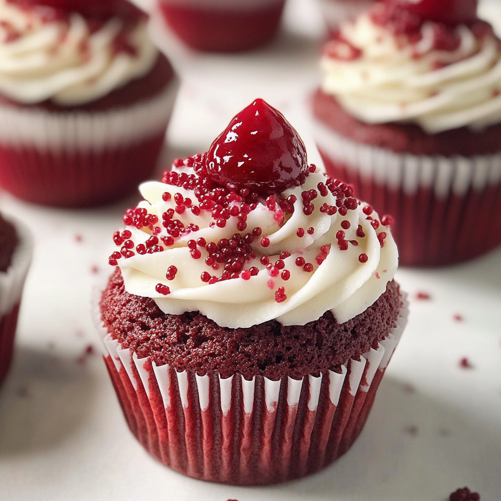 Recipe preparation for Beetroot-Red Velvet Cupcakes