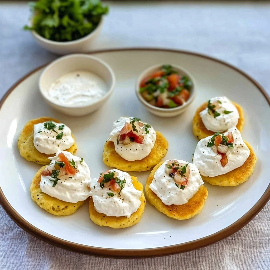 Recipe preparation for Halo-White Polenta Cakes