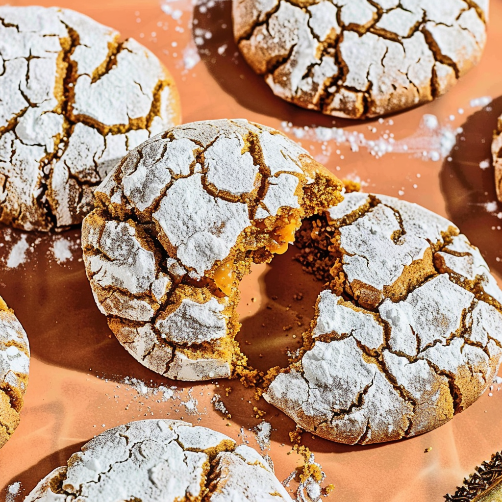 Recipe preparation for Holiday Honey Butter Crackle Cookies