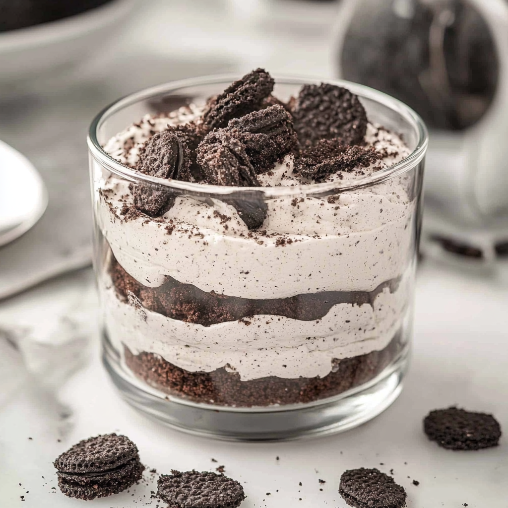 Recipe preparation for Oreo Mousse