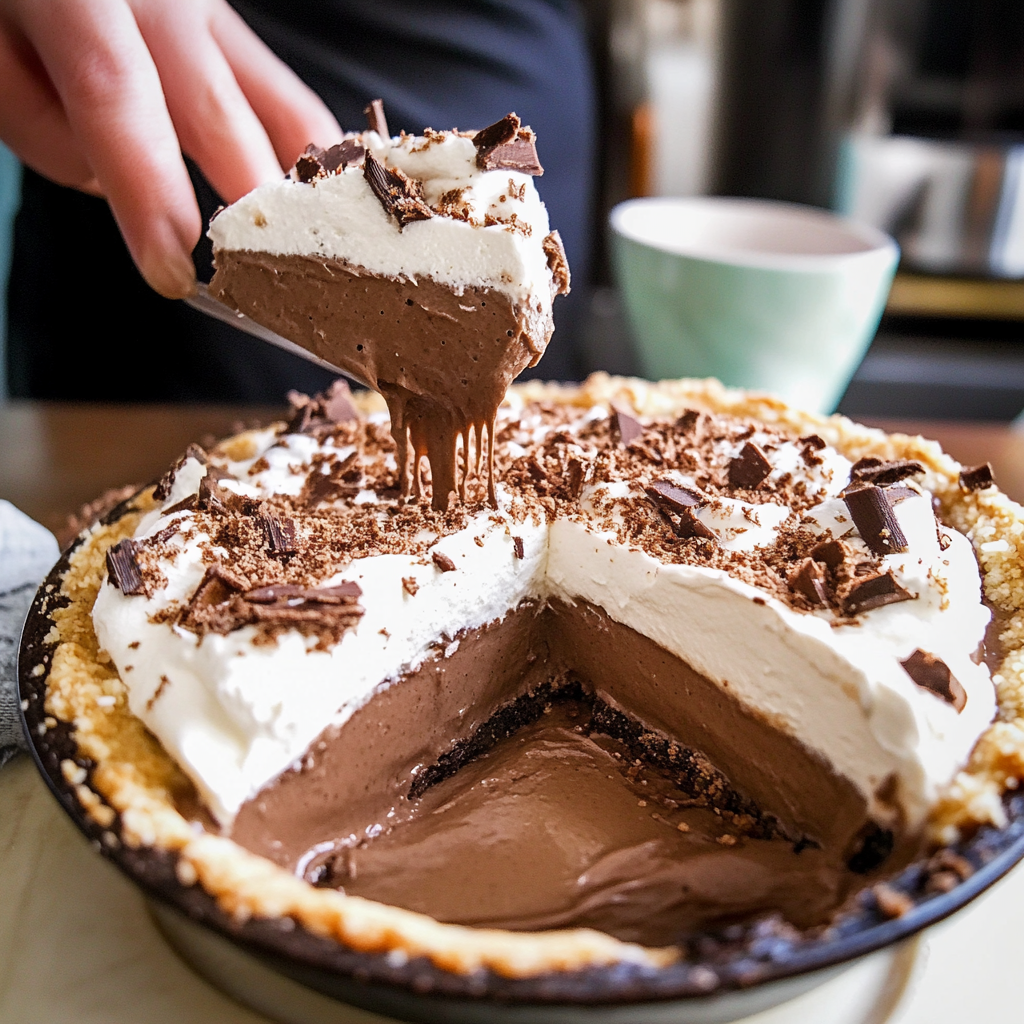 Recipe preparation for Dairy-Free French Silk Pie