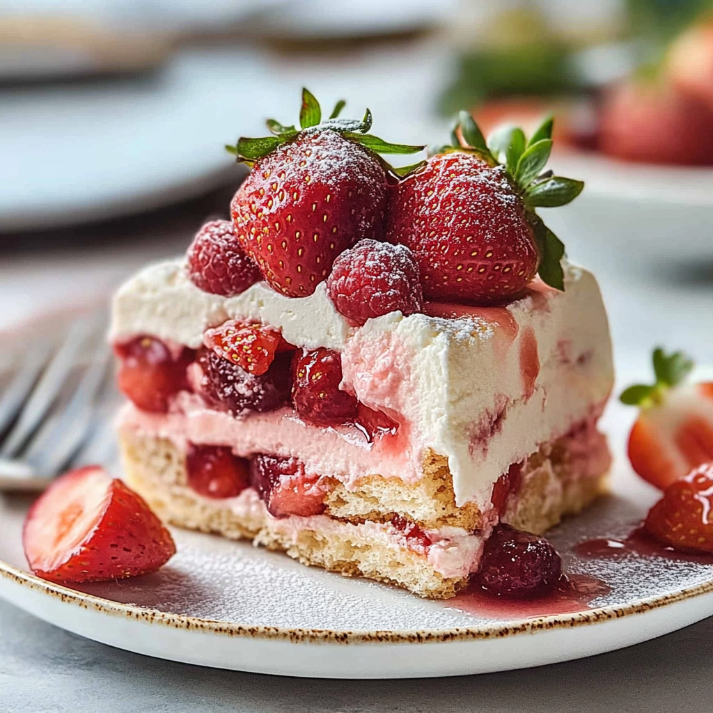 Recipe preparation for Strawberry Tiramisu
