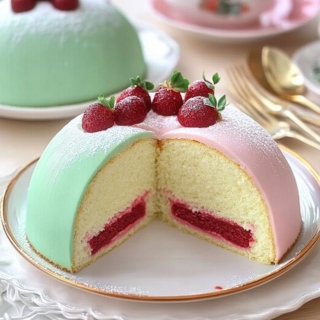 Recipe preparation for Swedish Dome Cake