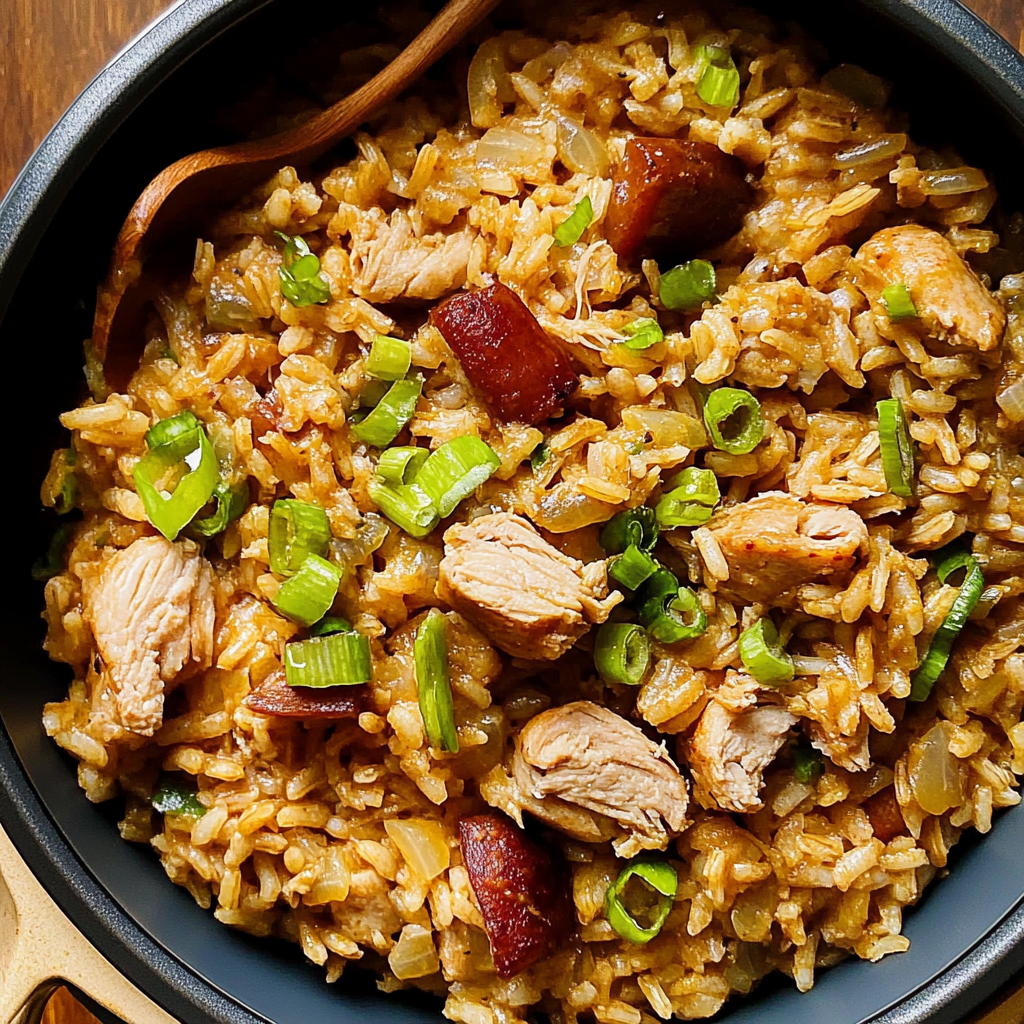 Recipe preparation for Instant Pot Jambalaya