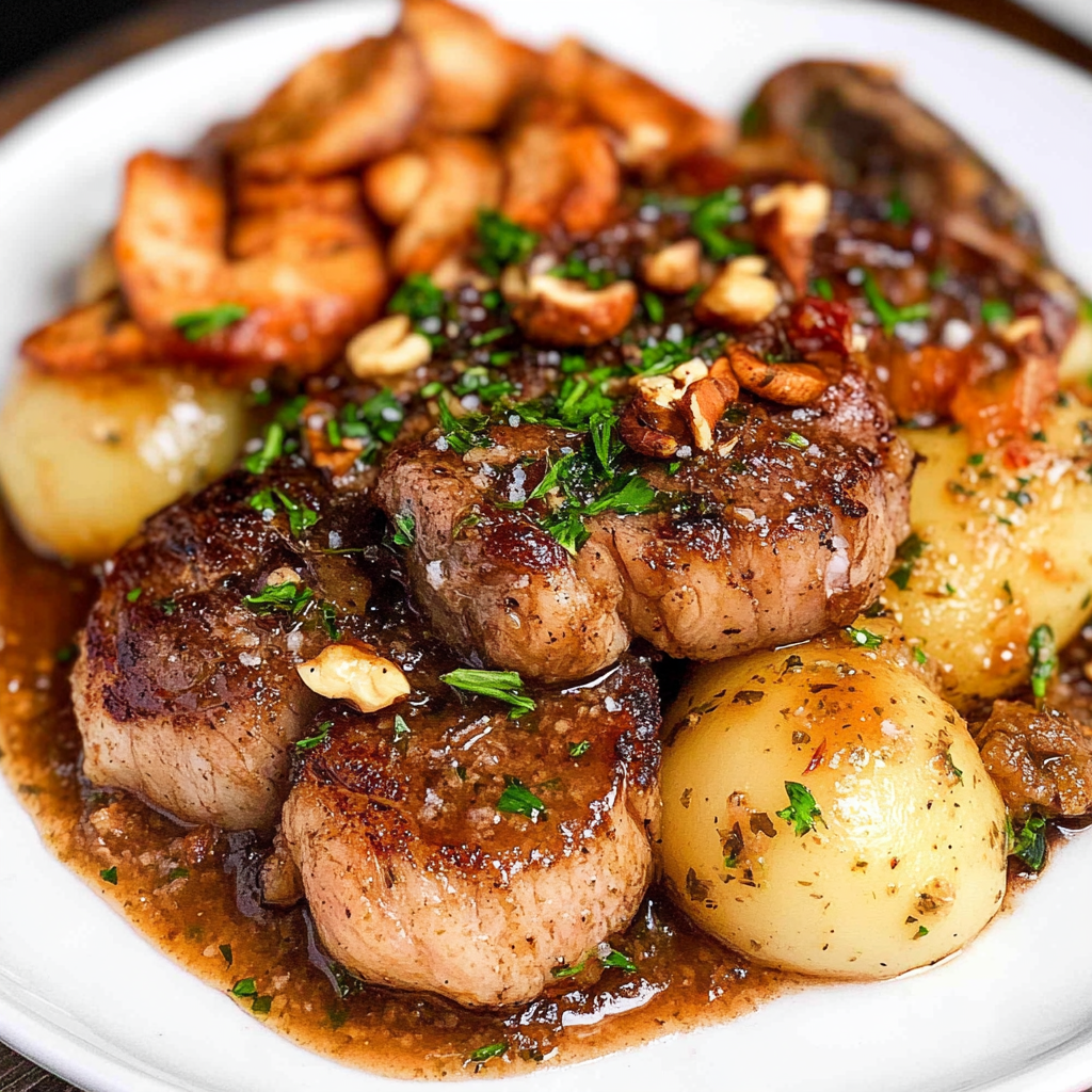 Recipe preparation for Classic Surf and Steak Dinner