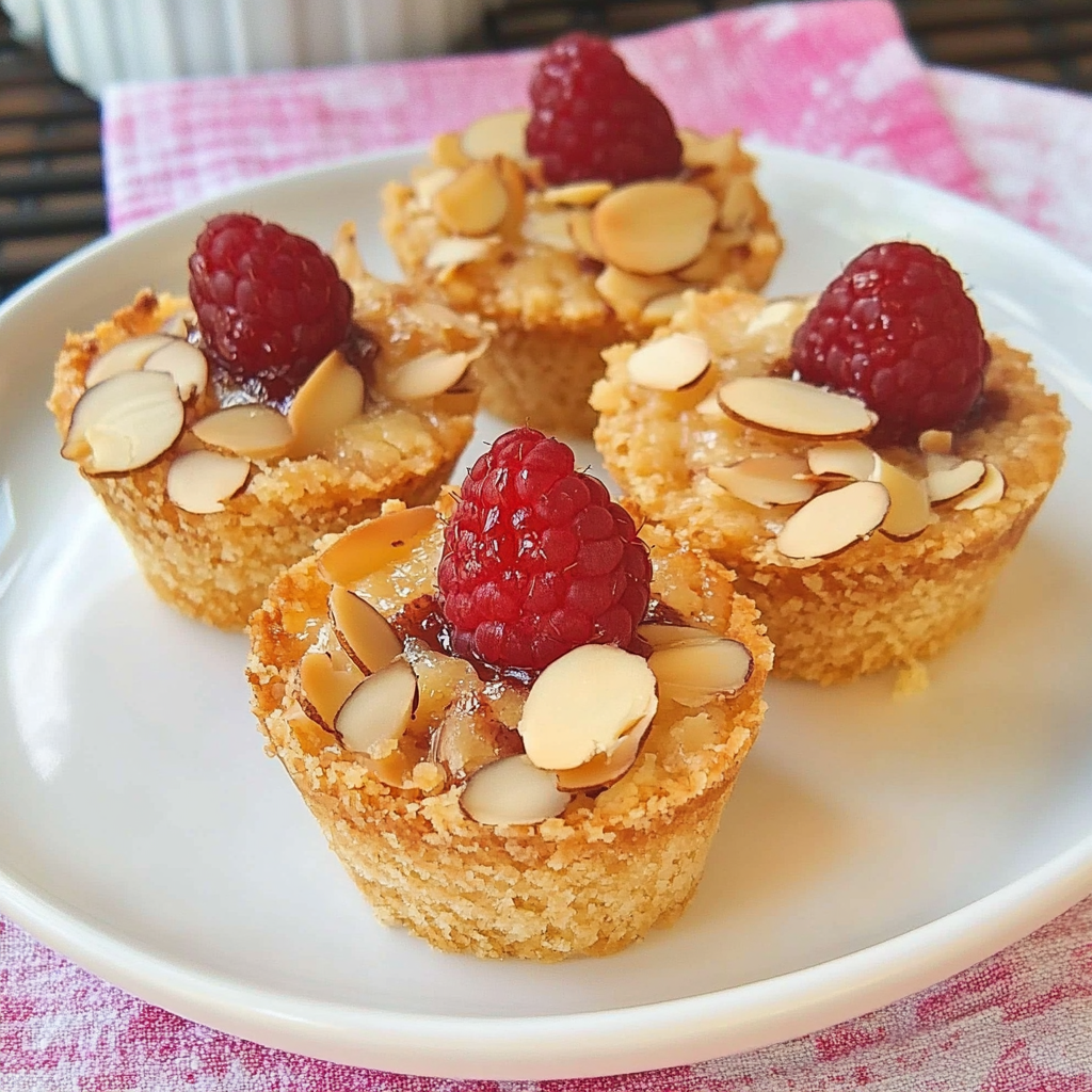 Recipe preparation for Raspberry Almond Cream Tartlets