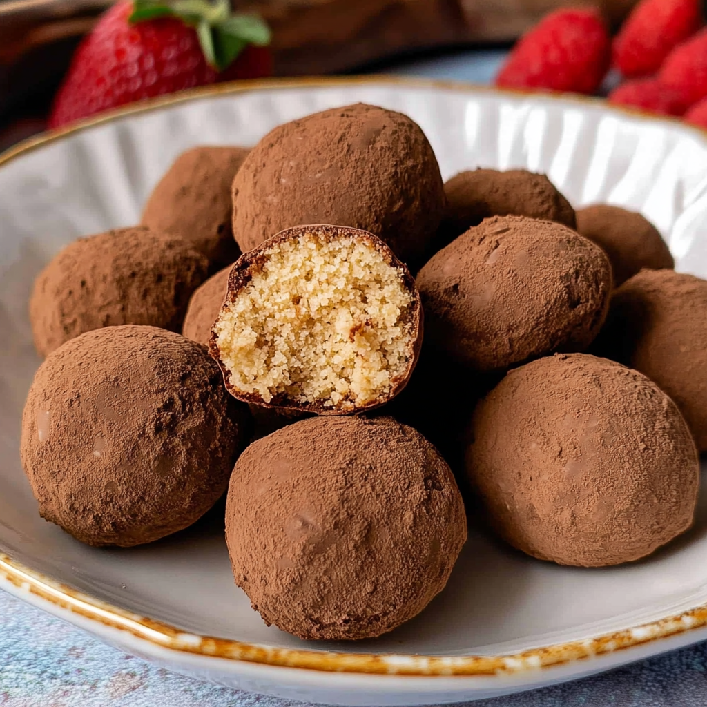 Recipe preparation for Tiramisu Truffles
