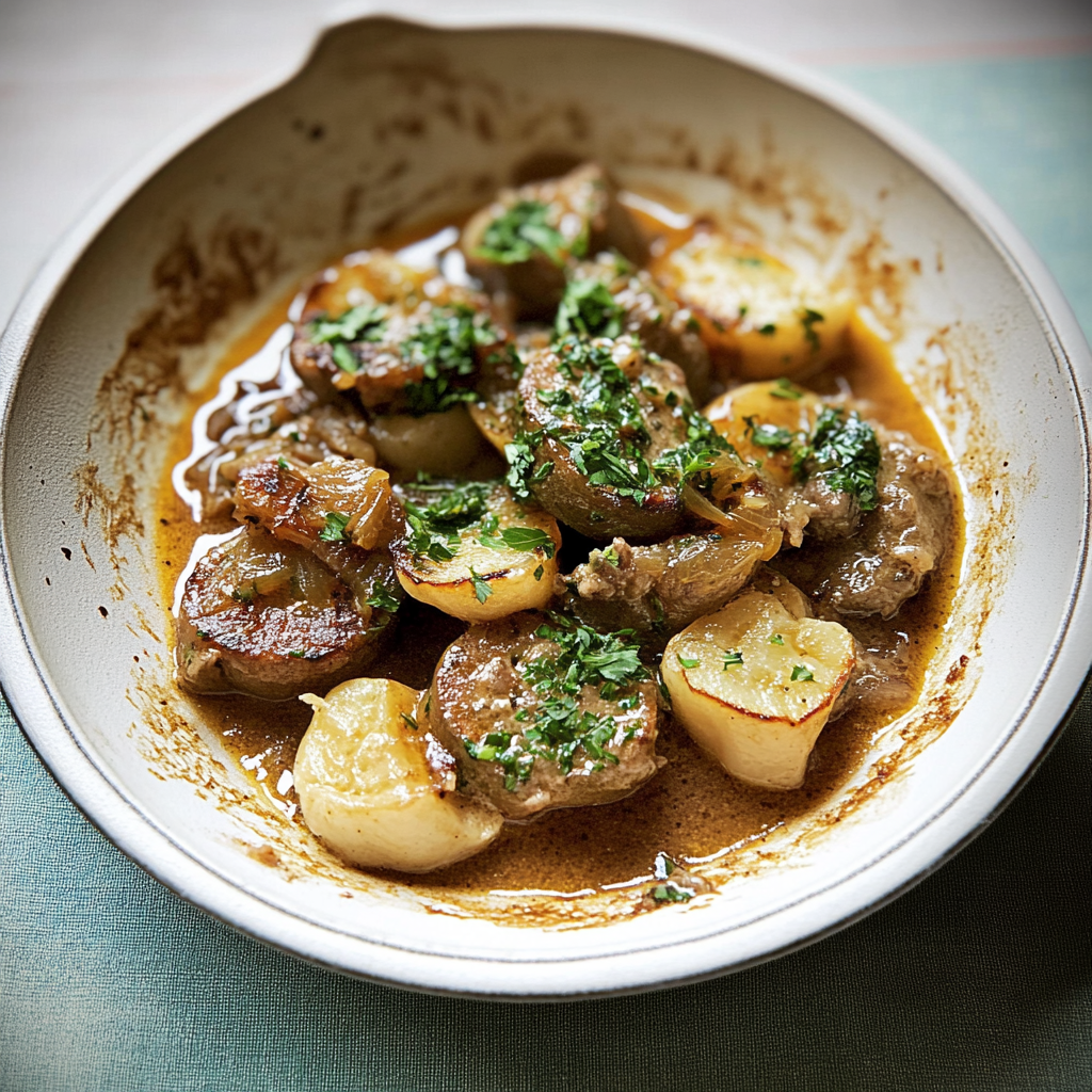 Recipe preparation for Rosemary Milk-Braised Turnips with Toasted Buckwheat