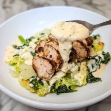 Jamaican Jerk Cabbage Alfredo