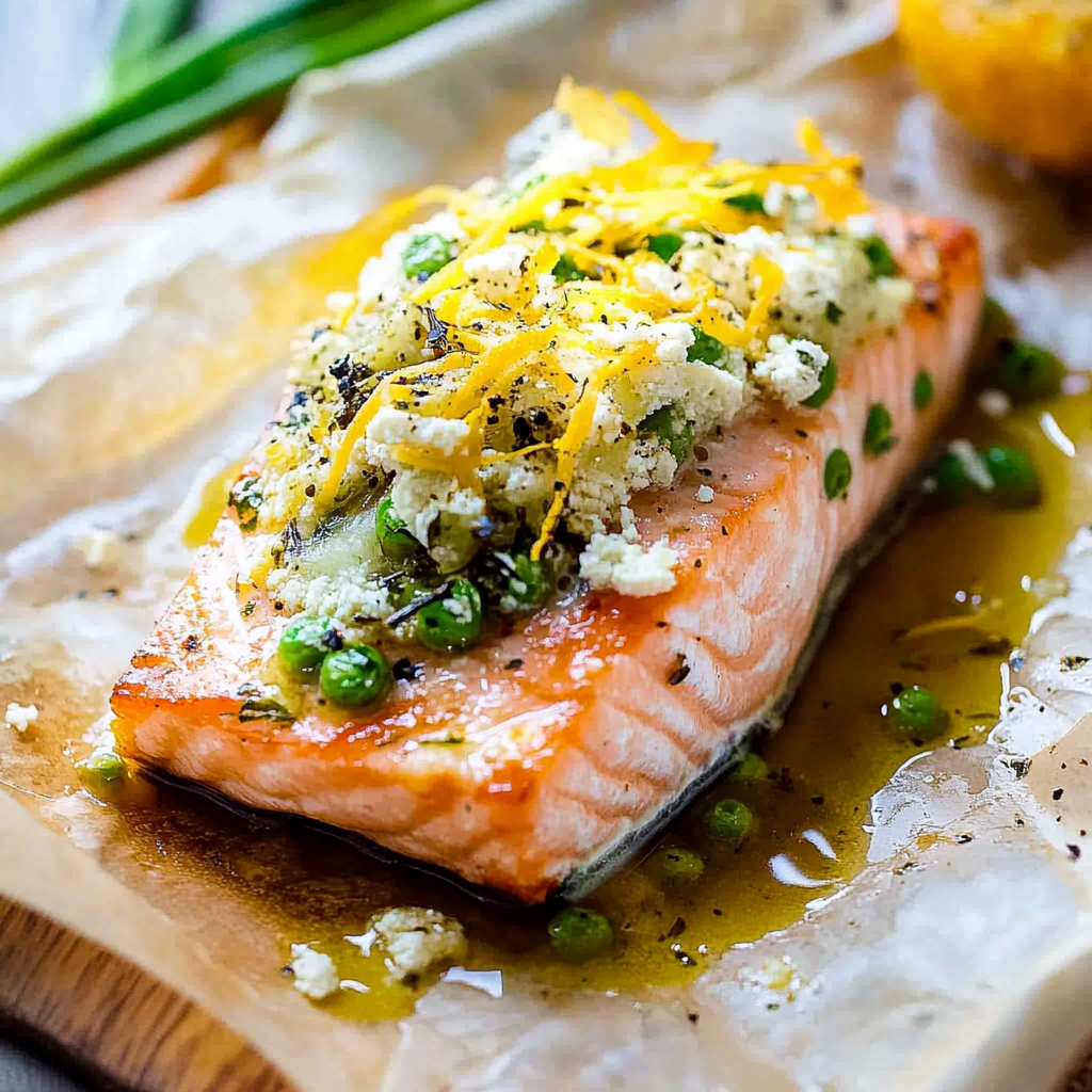 Recipe preparation for Salmon en Pappillote