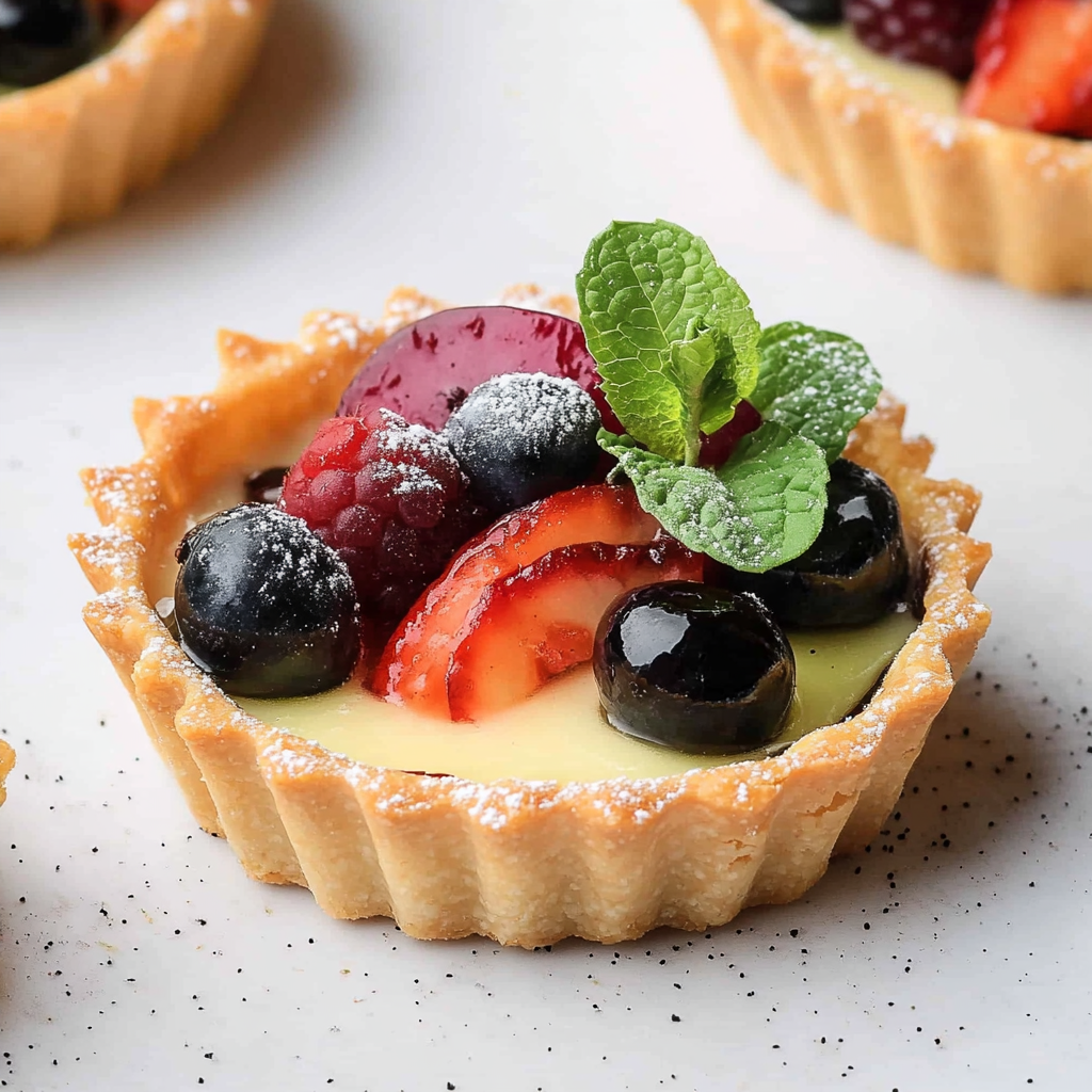 Recipe preparation for Fruit Tart