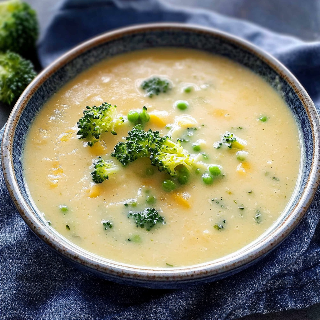 Recipe preparation for Cream, Cheese, Brocolli Soup
