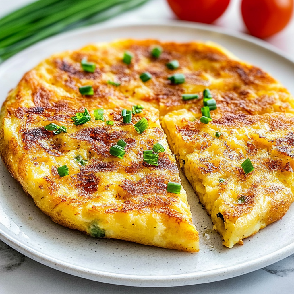 Recipe preparation for Spanish Potato Omelet