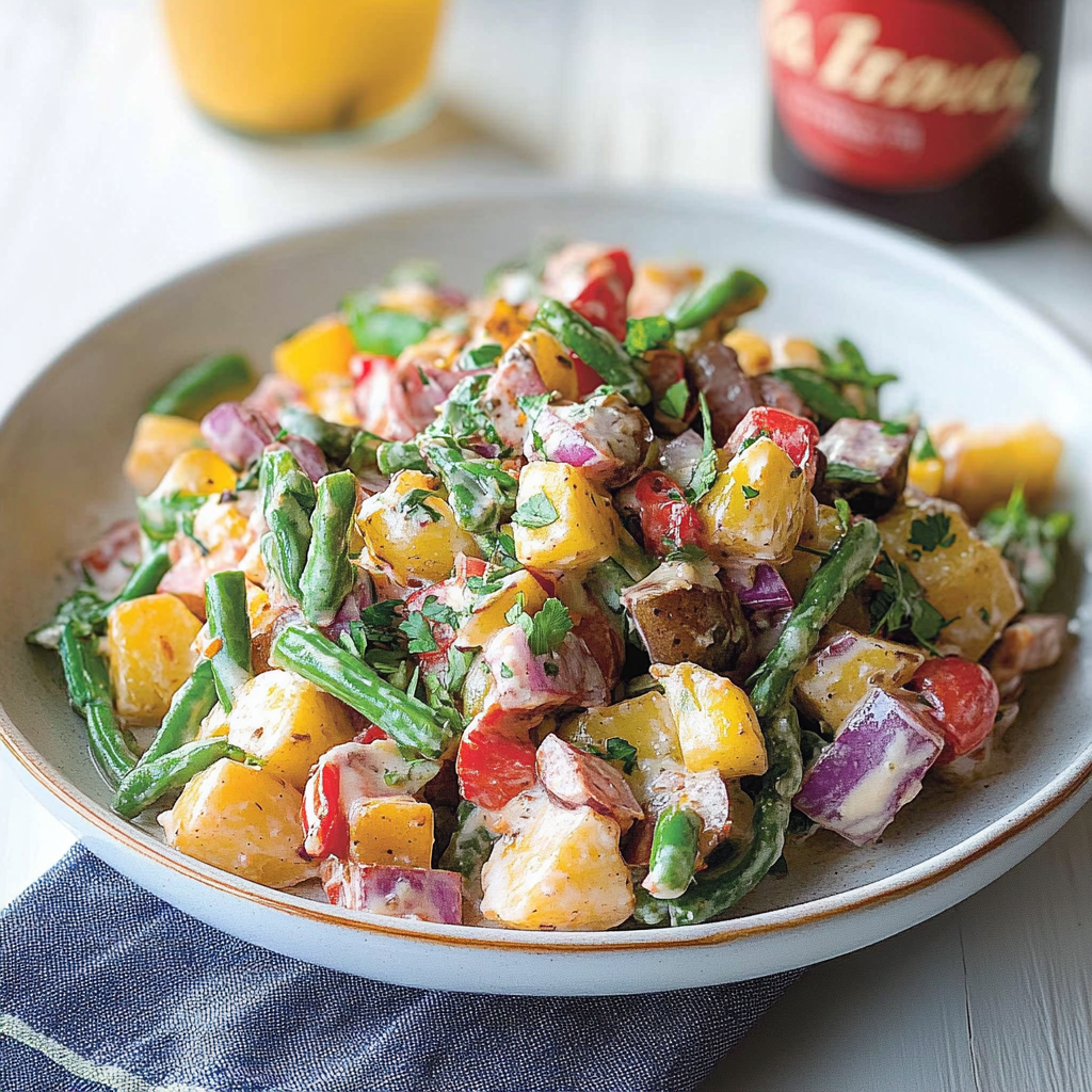 Recipe preparation for Spring Bounty Potato Salad