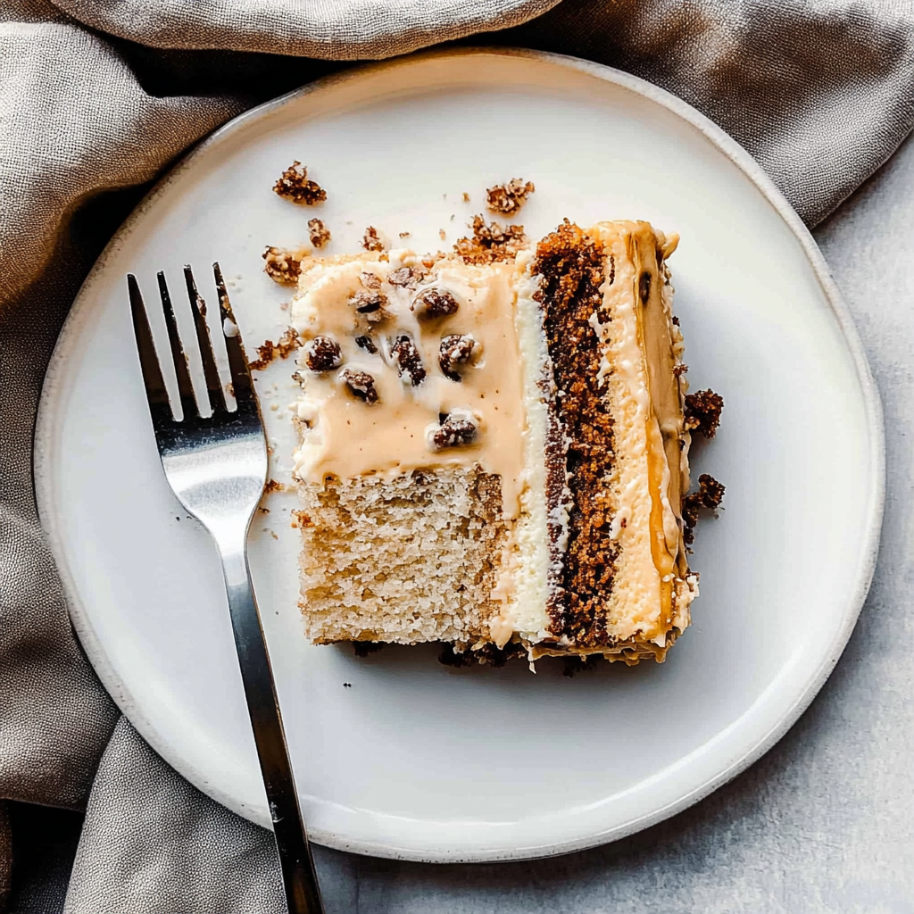 Recipe preparation for 7 Layer Bar Cake