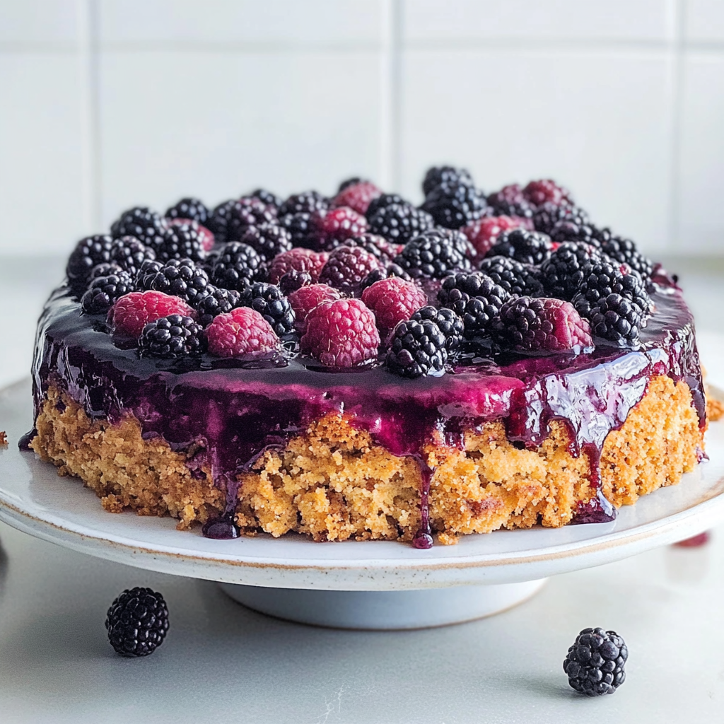 Recipe preparation for Blackberry Cake