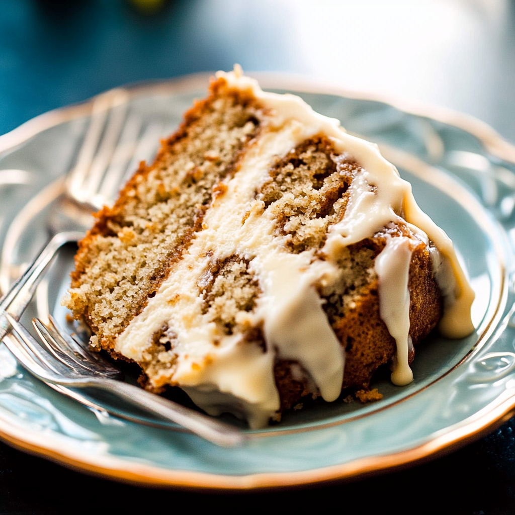 Recipe preparation for Brown Butter Banana Cake