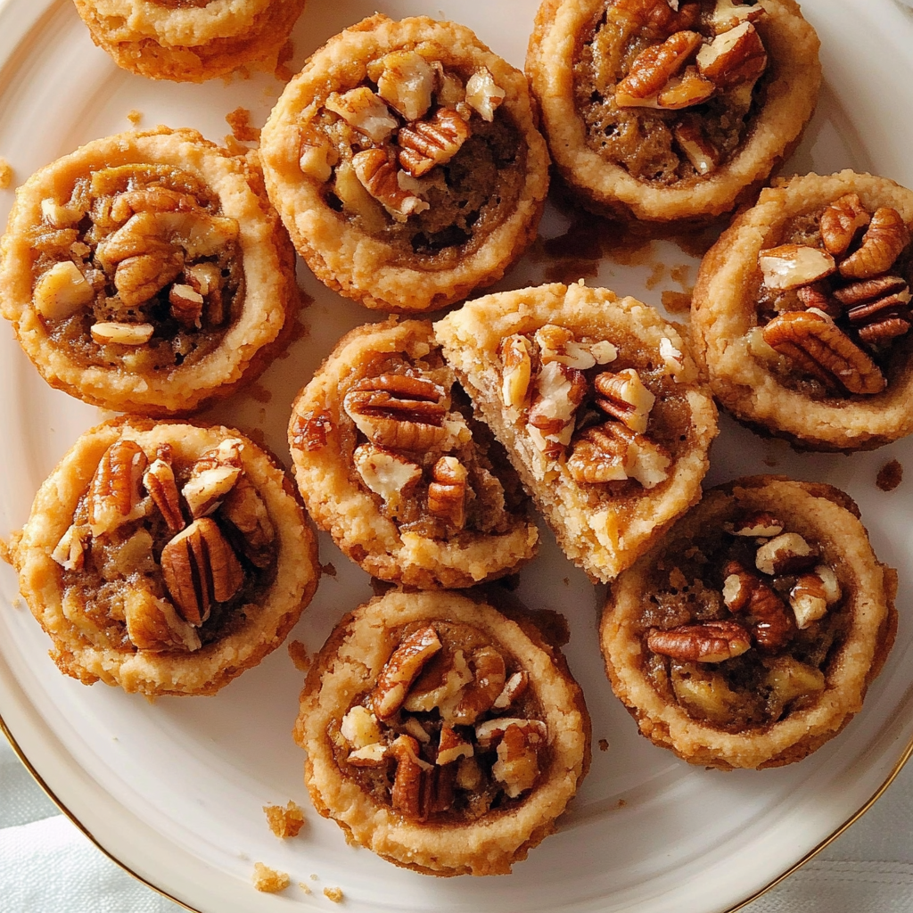 Recipe preparation for Pecan Tassies