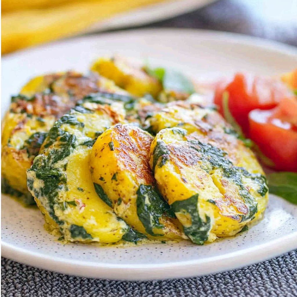 Recipe preparation for Potatoes with Spinach and Cabbage