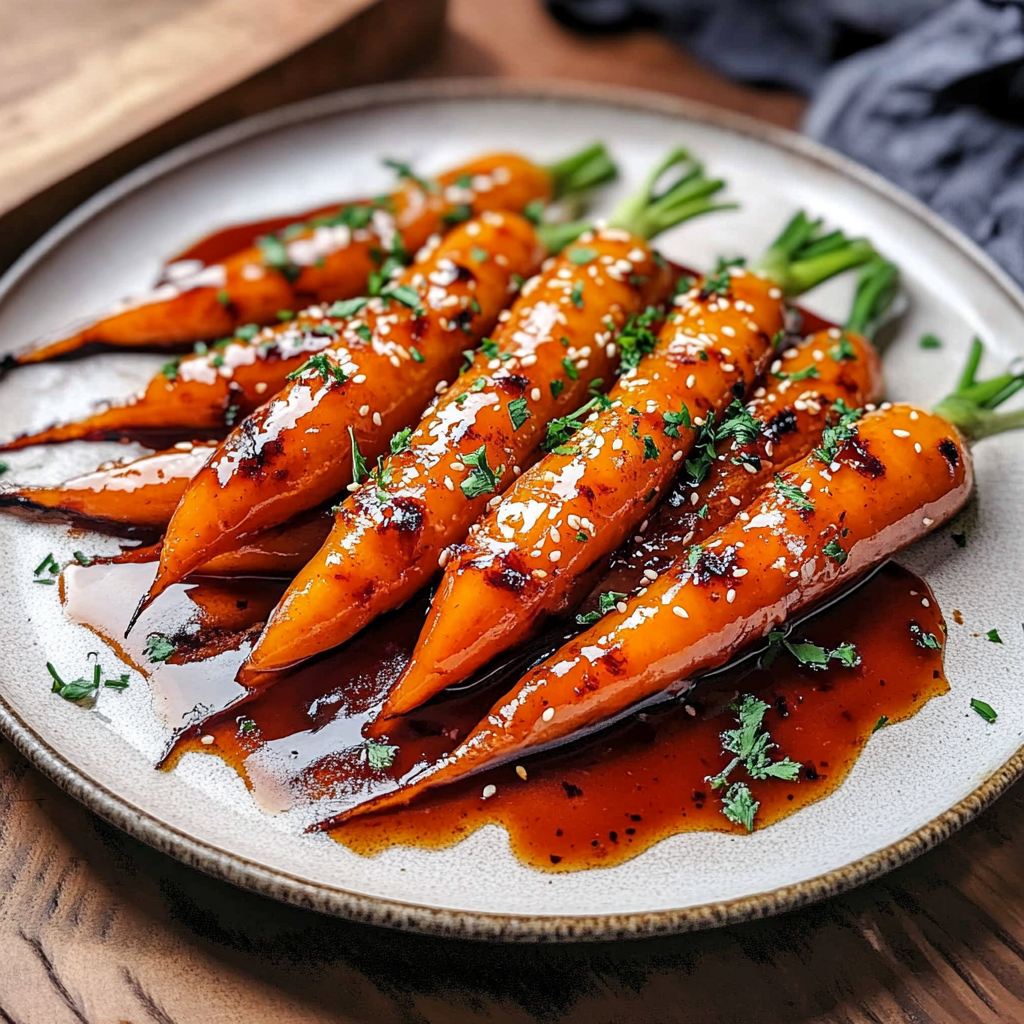 Recipe preparation for Honey-Miso Glazed Easter Carrots
