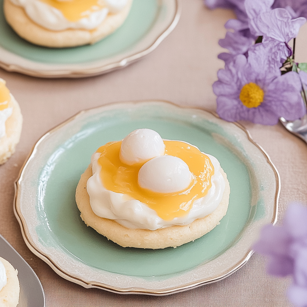 Recipe preparation for Lemon Curd Egg Nests