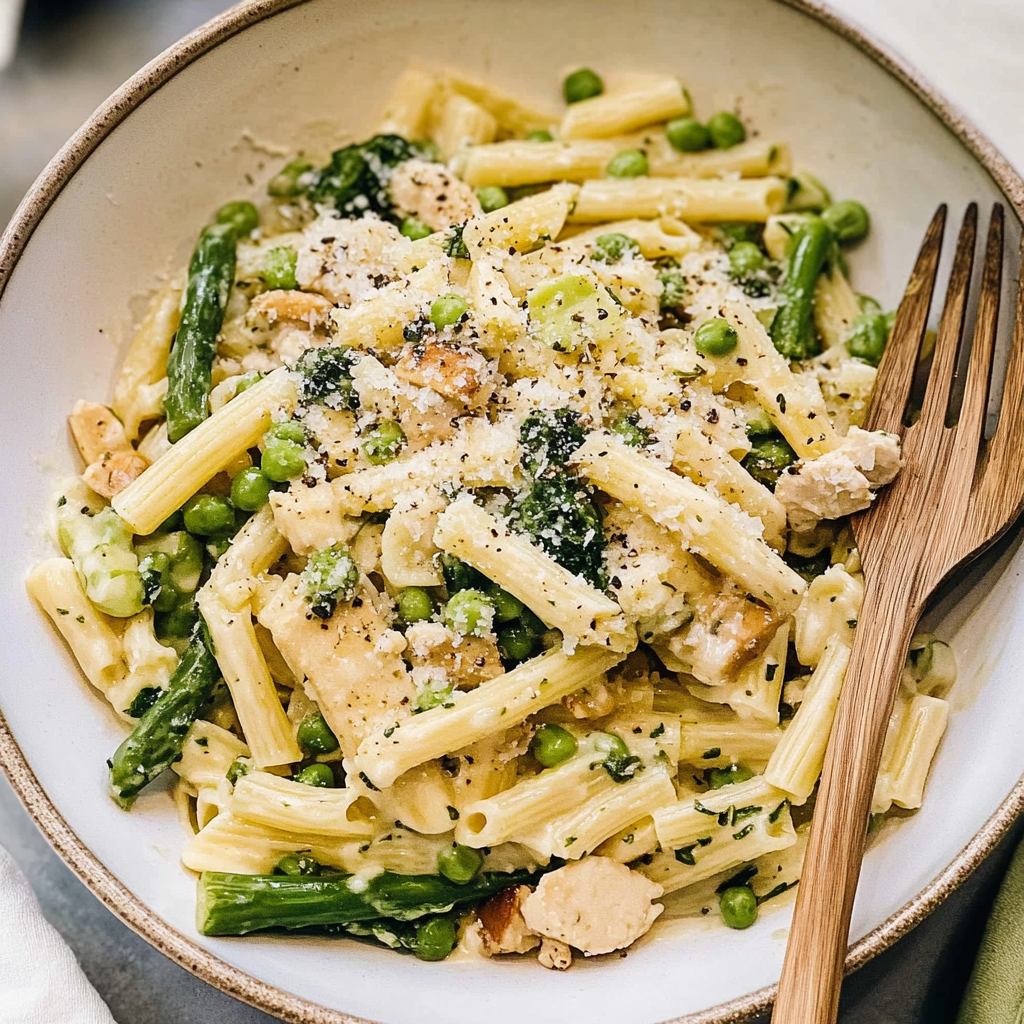 Recipe preparation for Primavera Spring Pasta