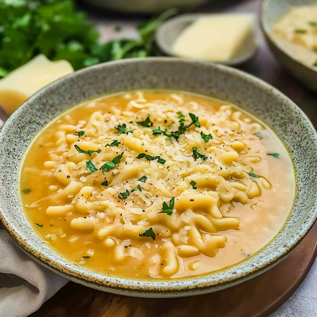 Recipe preparation for Pastina Soup